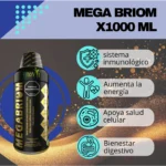 MegaBriom 1000ml Fitovit: Fortalece tu sistema inmunológico, aumenta energía y apoya salud digestiva.