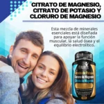 Fitovit: Citrato de Magnesio, Cloruro de Magnesio y Citrato de Potasio para energía muscular y ósea.
