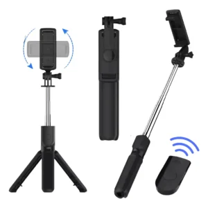 Palo de selfie con trípode JC-11, ajustable, para GoPro, control remoto Bluetooth.