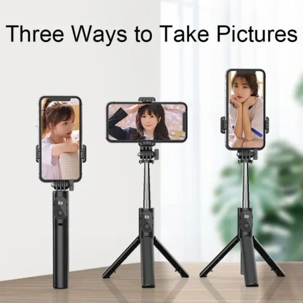 Trípode para celulares o cámara: toma fotos de tres maneras diferentes con este accesorio versátil.