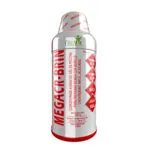Mega CR-Brin: Suplemento con Borojo, Chontaduro, Maca y Jalea Real en botella blanca.