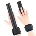 Set x2 Correas Lifting Straps: manos con correas de levantamiento para proteger muñecas.