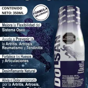 Dolsan Fitovit: Suplemento 350ml para huesos y articulaciones con colágeno.