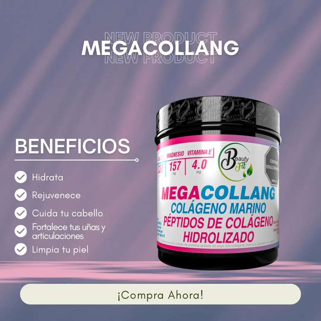 Mega Collang Colágeno Marino Hidrolizado 500gr FitoVit: beneficios y compra ahora.