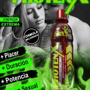 PhotenX Energizante FitoVit 500ml con Taurina y Guaraná: más placer, duración y potencia.