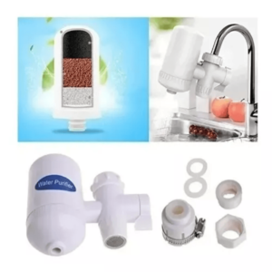 Filtro purificador de agua cerámica bio-energético para grifo, elimina bacterias y mejora el agua.