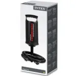 Inflador manual Intex Double Quick II para inflables, alta presión y velocidad con manguera.