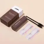 Kit de Sello Para Cejas con cepillos y plantillas, para cejas perfectas y definidas.