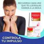 Mavala Stop: detén el impulso de morderte las uñas. Controla el hábito con Mavala.