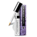 Set x2 Bioaqua Serum Alargador Fortalecedor Pestañas con aplicador y caja morada.
