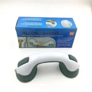 Set x2 manijas de seguridad antideslizantes para baño con ventosas, estilo "Helping Handle"