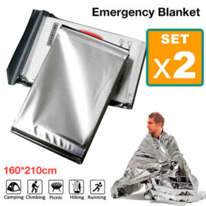 Set x2 Manta Térmica Para Emergencias Temperaturas Extremas - Imagen 6