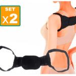 Set x2 Corrector De Postura Unisex Espalda Lumbar Ligero Ajustable - Imagen 4