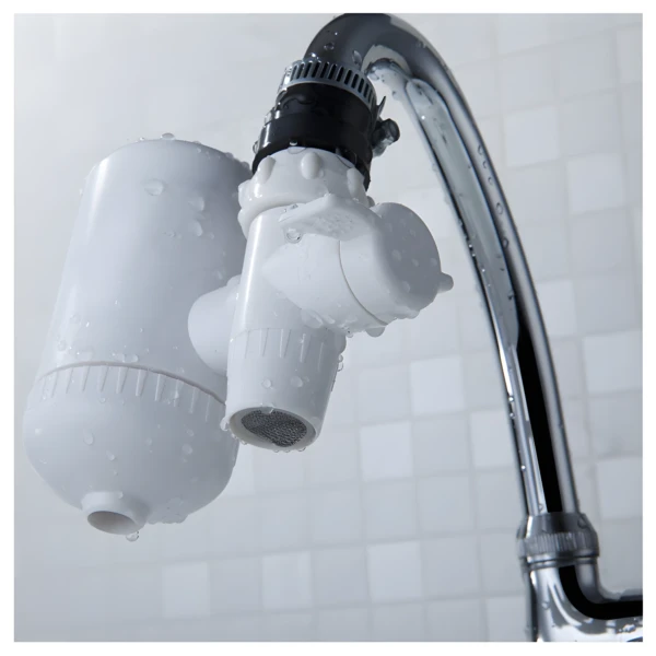 Filtro cerámico purificador de agua, elimina bacterias y mejora energía, para grifo.