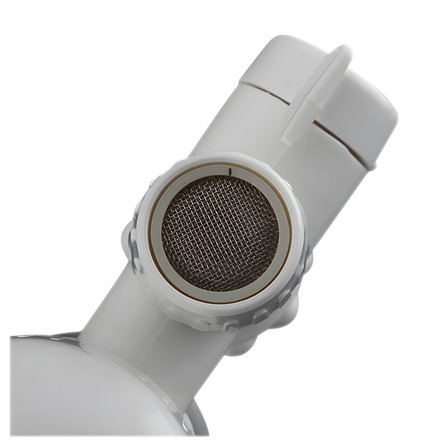 Filtro cerámico purificador de agua con malla fina, elimina bacterias y mejora energía.