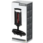 Inflador manual Intex Double Quick II negro, alta salida, 36cm (14").