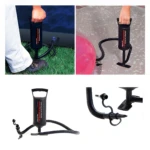 Inflador manual Intex doble presión para colchón inflable, balón o piscina con 3 boquillas.