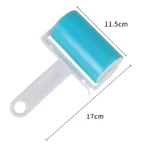 Rodillo de pelusa lavable y reutilizable, ideal para ropa y textiles.