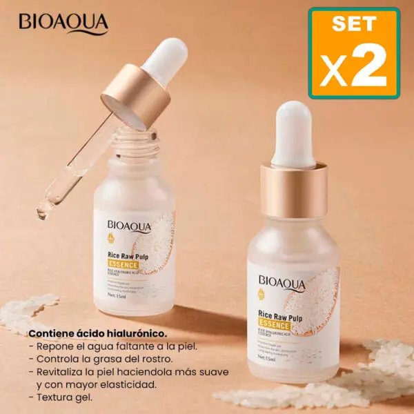 Set x2 Serum De Arroz Bioaqua (repetido)