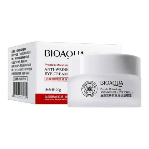 Duo Contorno Bioaqua Anti-Arrugas con Propóleo para Hidratación y Cuidado de la Piel