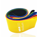 Set x2 de 5 bandas elásticas de ejercicio en colores variados.
