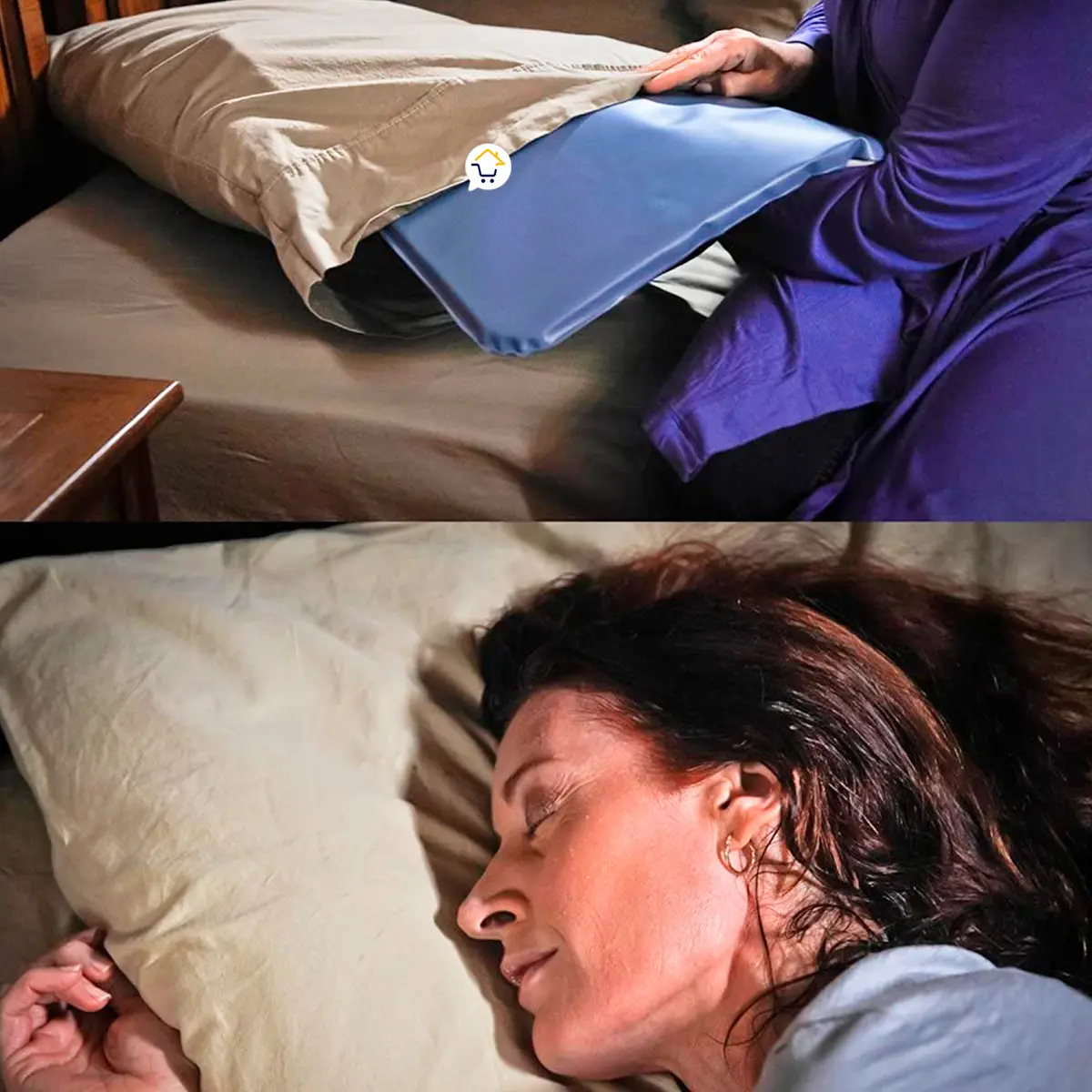 Almohada de agua para dormir, ideal para refrescar el sueño y brindar comodidad.