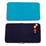 Almohada de agua azul y azul marino para dormir con válvula, solución para dormir.