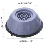 Set x4 almohadillas antivibración para lavadora, base elevadora de 10.5cm de ancho.