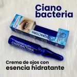 Contorno de ojos Hudabeauty Cyanobacteria, crema hidratante antiarrugas con aplicador.