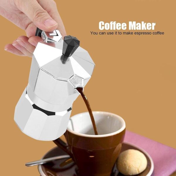Cafetera Italiana Expreso En Aluminio 6 Tazas - Imagen 4