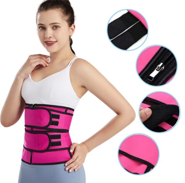 Cinturilla Training Corset Neopreno Faja Moldeadora Gym - Imagen 5