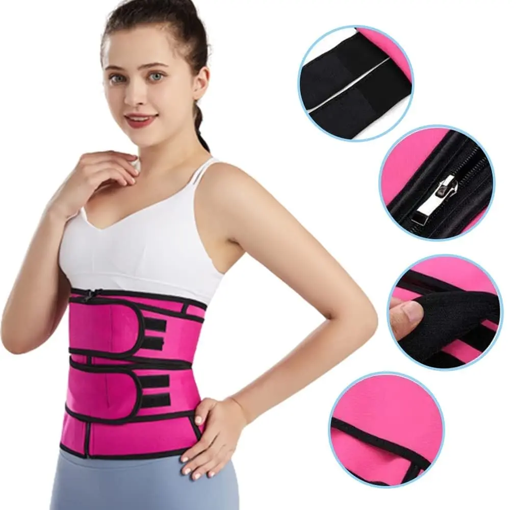 Cinturilla Training Corset de neopreno faja moldeadora para gym, ajuste y comodidad.