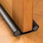 Set x2 protector de goma para puerta protege del frío y corrientes de aire.