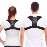 Corrector de postura unisex con tiras ajustables para hombres y mujeres. Mejora la espalda.