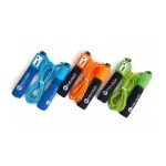 Lazo contador Miyagi azul, naranja y verde. Saltos de ejercicio.