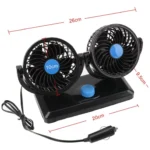 Ventilador Doble Para Carro - Imagen 7