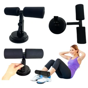 Soporte base para ejercicio abdominal con ventosa resistente para sujetar pies mientras se hacen abdominales.