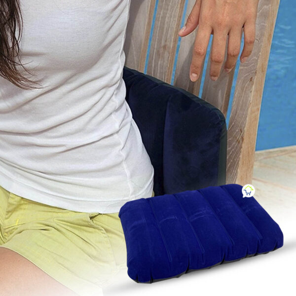 Almohada Portátil Multiusos Cojín Inflable Viajera - Imagen 1