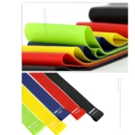 Set x2 5 bandas elásticas de resistencia para ejercicios: X-Light, Light, Medium, Heavy y X-Heavy.