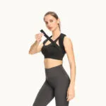 Corrector de postura Flechas para espalda superior, ajustable y cómodo para mujeres activas.