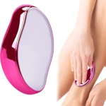 Depiladora de piedra crystal rosa para eliminar vello de piernas y manos.