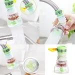 Extensor de grifo con filtro para ducha, ahorrador de agua, set x4.