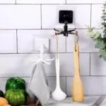 Set x4 ganchos giratorios para cocina: organiza tus utensilios de forma práctica.