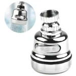 Grifo ahorrador giratorio 360° para lavaplatos, extensión rociador con 3 modos.