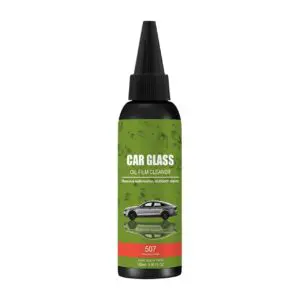 Limpiador de vidrios para carro, elimina empañamiento y manchas, deja parabrisas impecable.