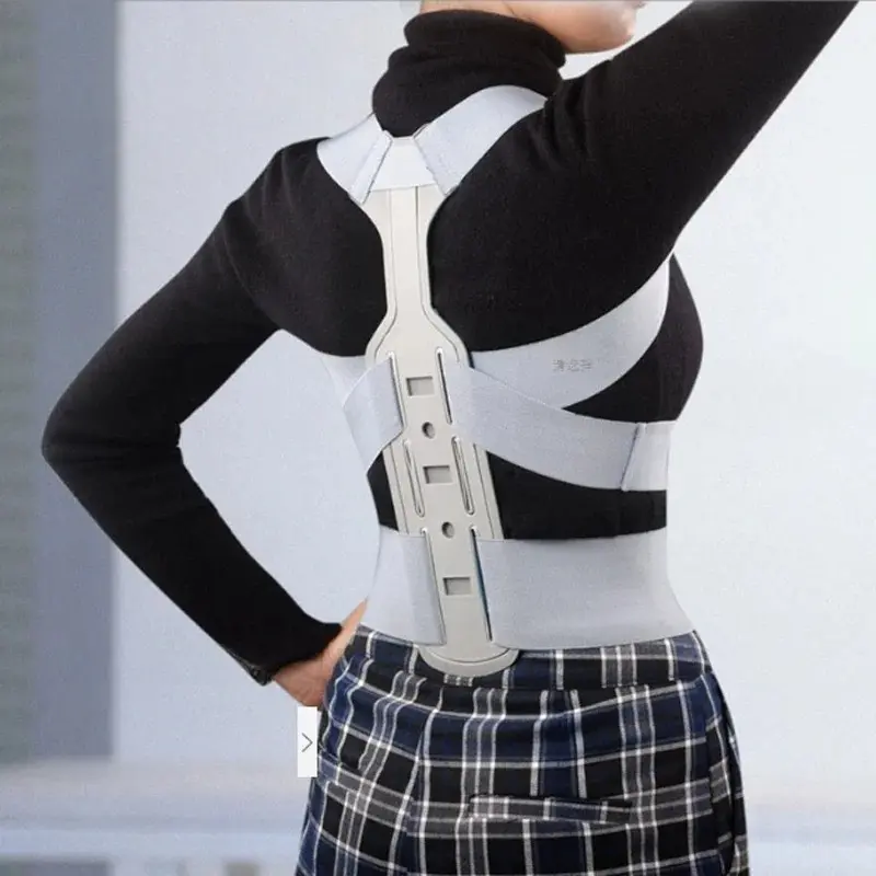 Corrector de postura invisible con soporte ortopédico para espalda y hombros.