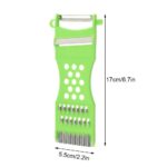 Set x3 Rebanador De Verdura 5 En 1 Inoxidable - Imagen 5