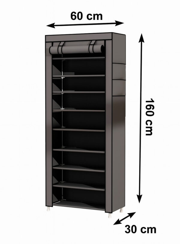 Zapatera Closet De 9 Niveles Armable - Imagen 6