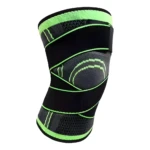 Rodilleras deportivas de compresión ajustables para soporte y alivio del dolor.