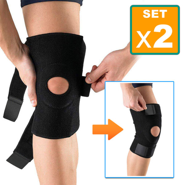Set x2 Rodillera Ajustable Ortopédica - Imagen 4